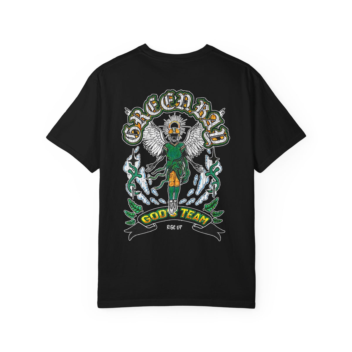 GREEN BAY FOOTBALL - HALO HELMET PREMIUM T-SHIRT