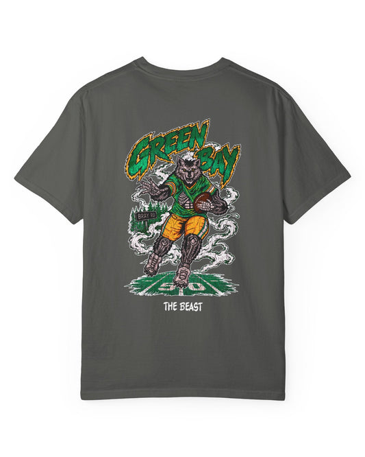 GREEN BAY FOOTBALL - THE BEAST OF BRAY RD PREMIUM T-SHIRT