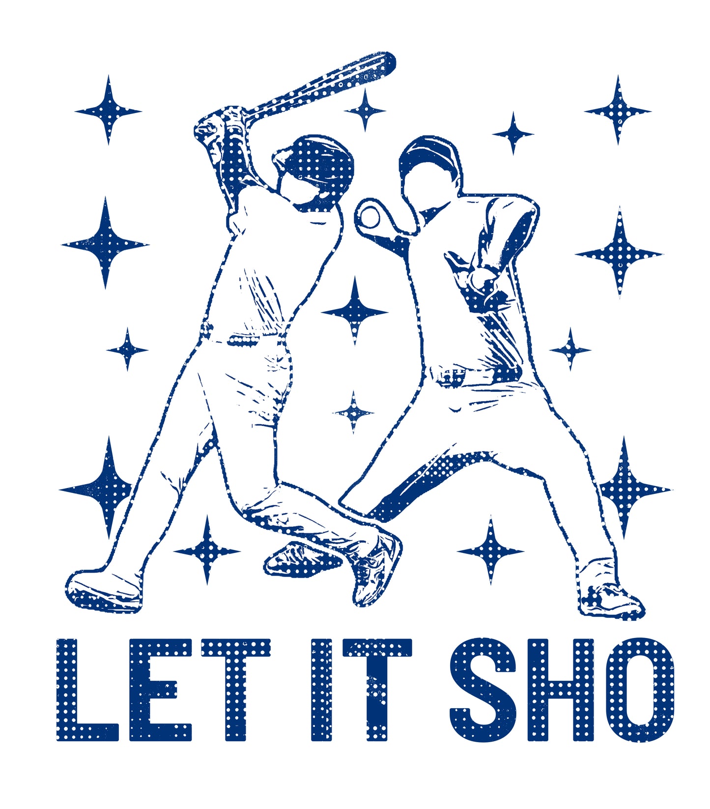 "Let It Sho" Vintage Graphic Hoodie