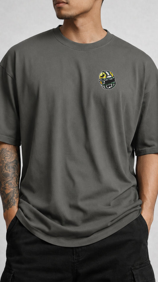 GREEN BAY FOOTBALL - HELMET 2 PREMIUM T-SHIRT