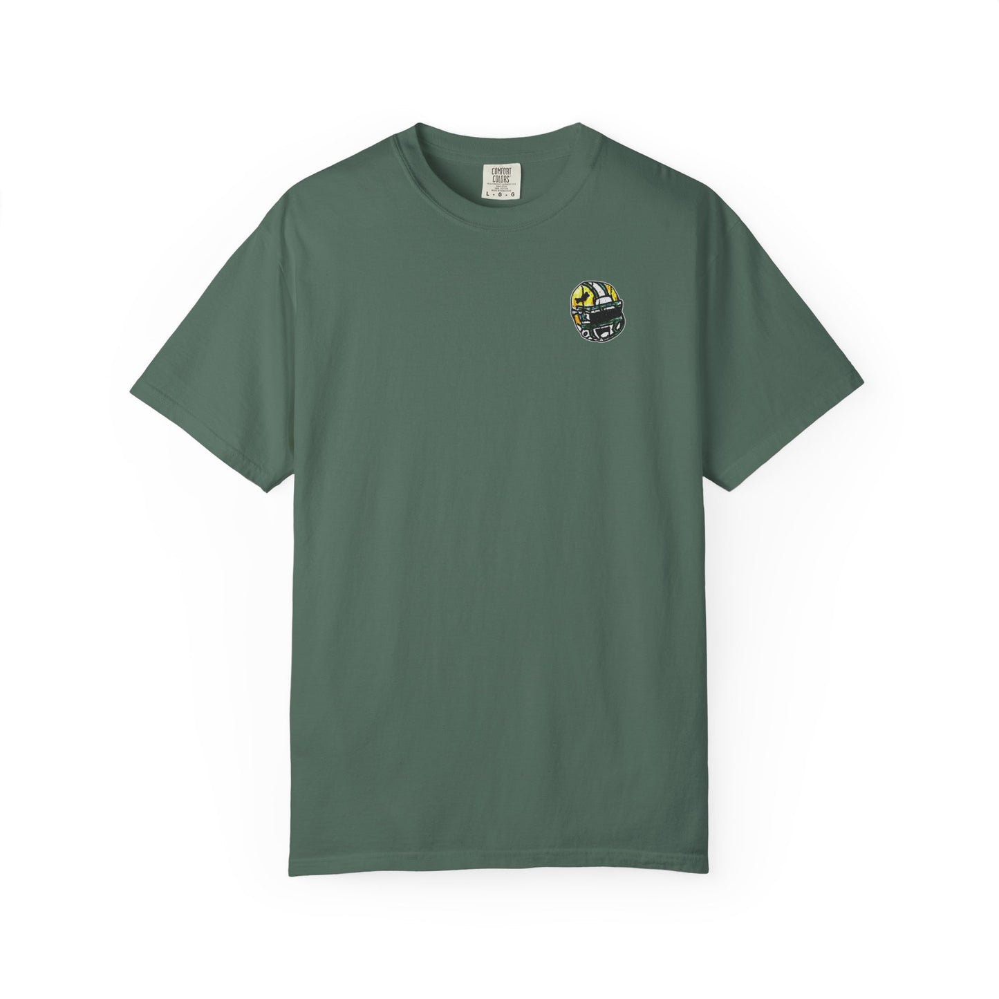 GREEN BAY FOOTBALL - HELMET 2 PREMIUM T-SHIRT