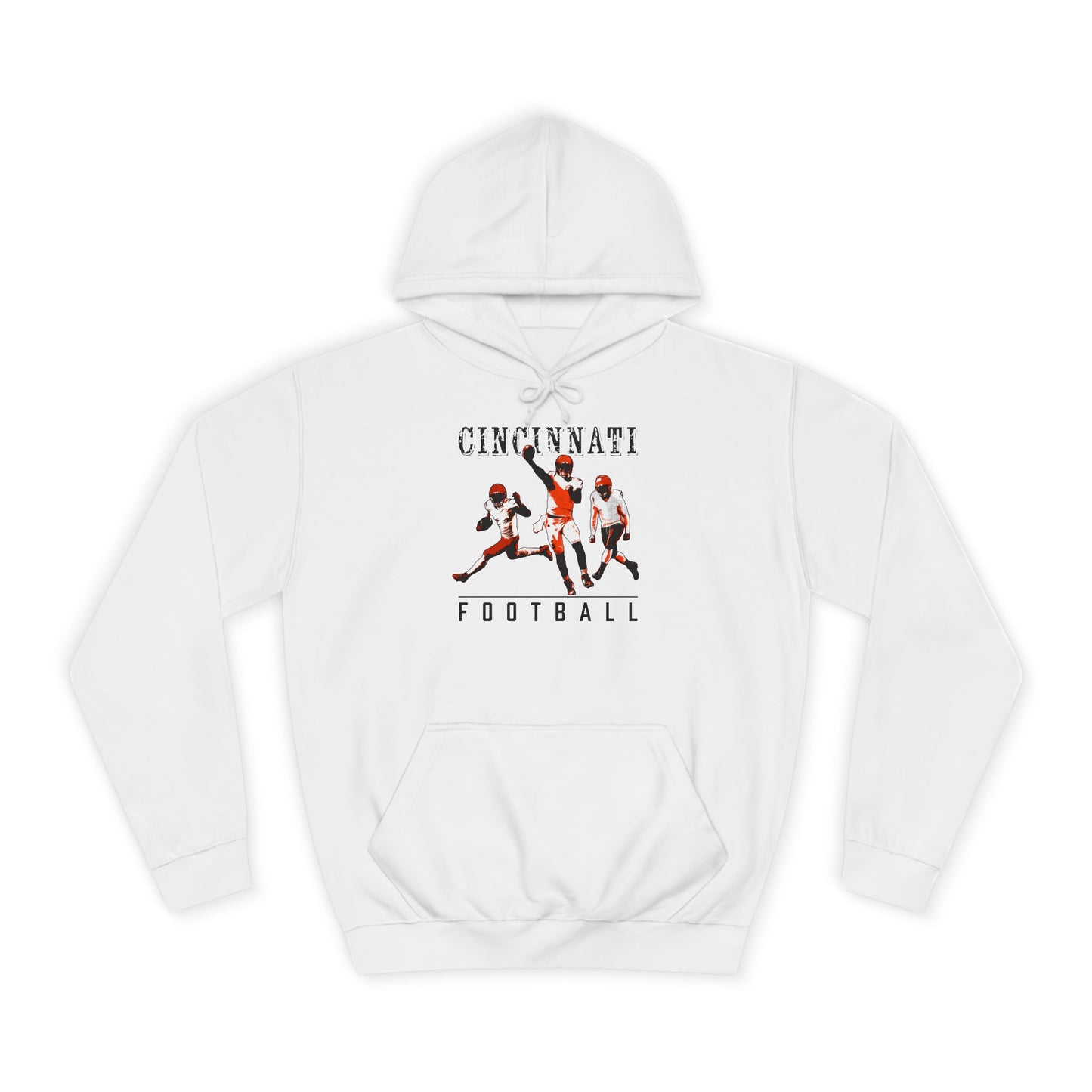 Cincy Jungle Gridiron | Cincinnati Football Vintage Look Hoodie