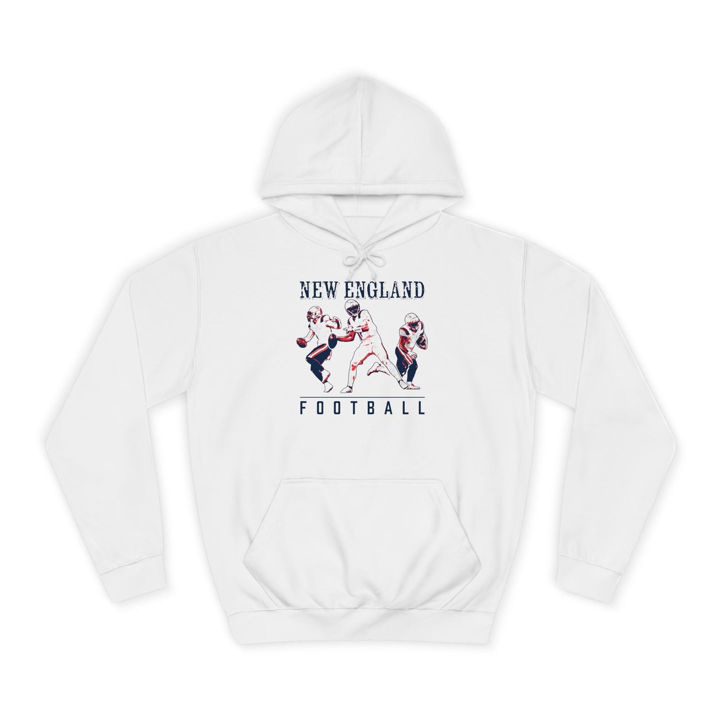 Beantown Pride Gridiron | New England Football Vintage Look Hoodie