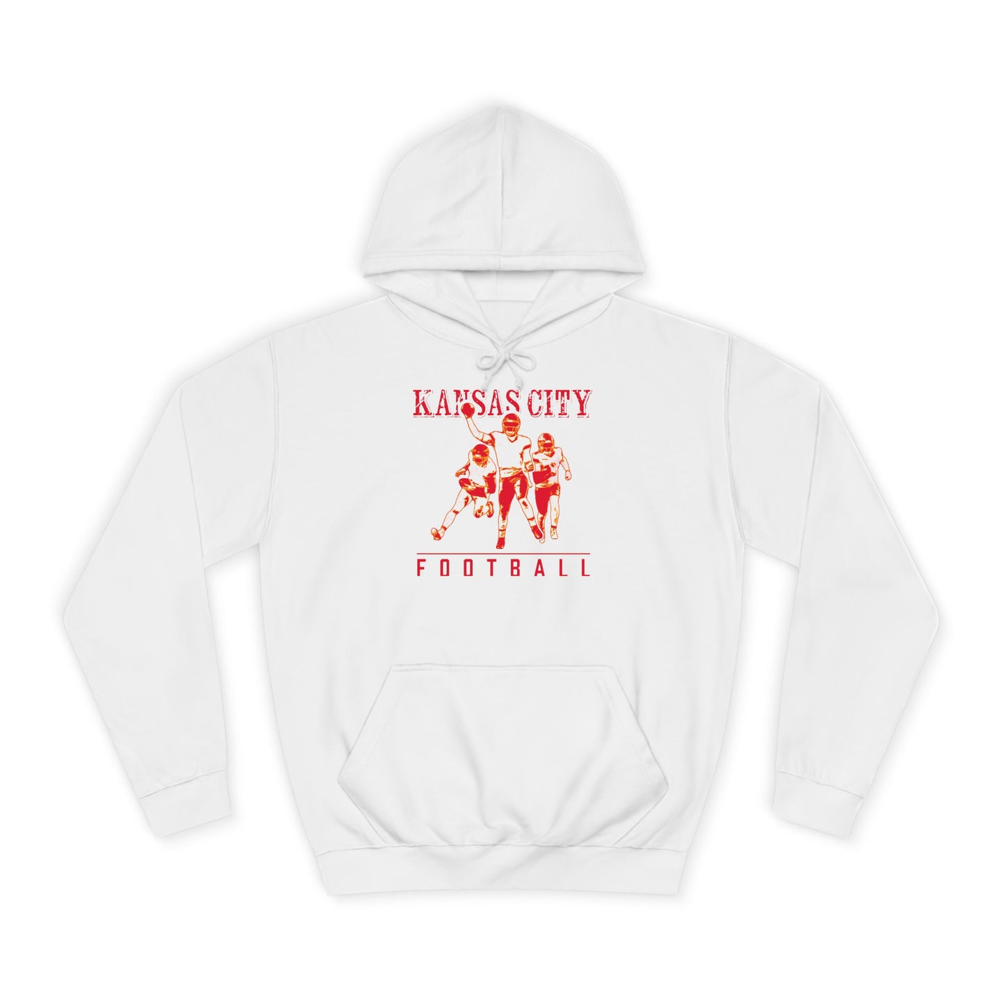 Barbecue & Ball | Kansas City Football Vintage Look Hoodie