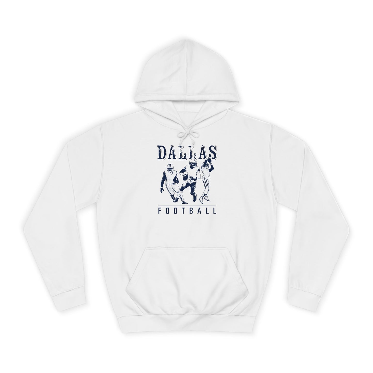 Lone Star Gridiron | Dallas Football Vintage Look Hoodie