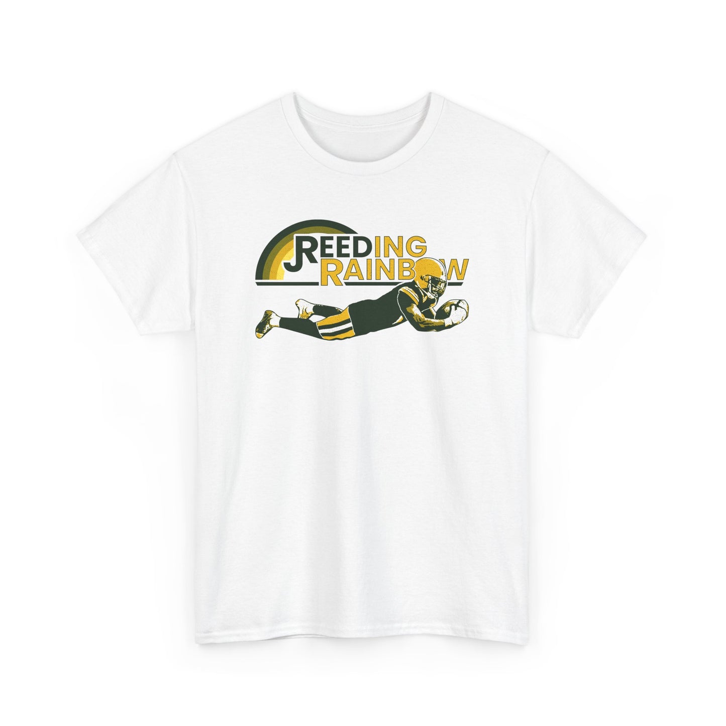 Reeding Rainbow | Green Bay Football Vintage Look Tee