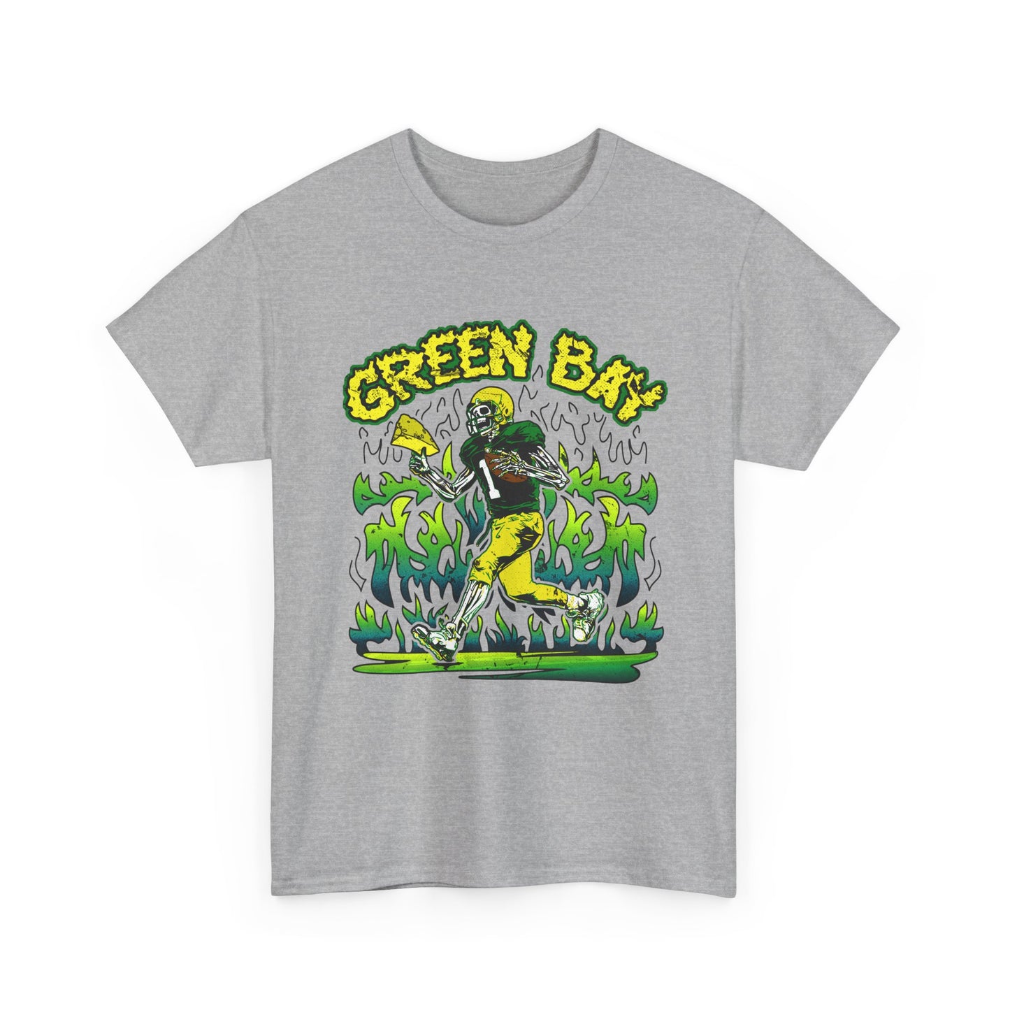 Green Bay Skeleton | Vintage Look Football Tee
