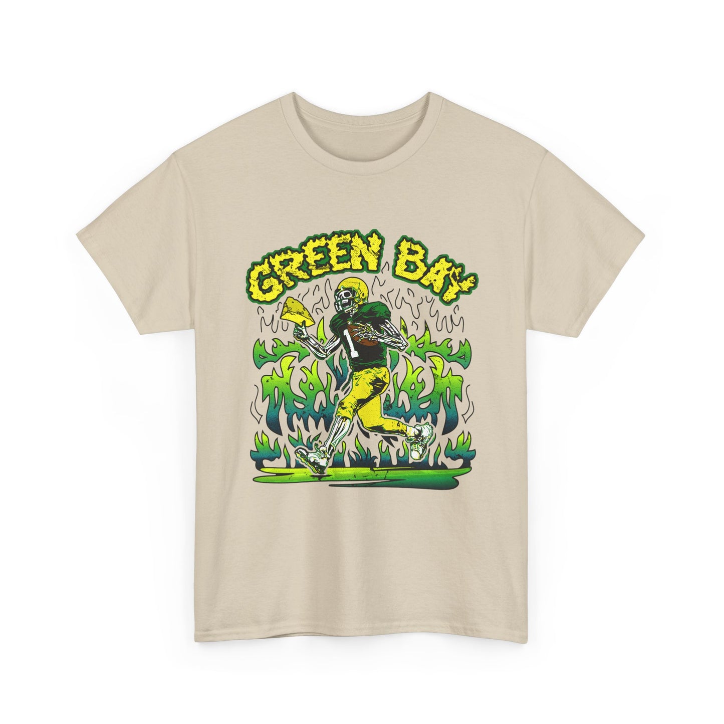 Green Bay Skeleton | Vintage Look Football Tee