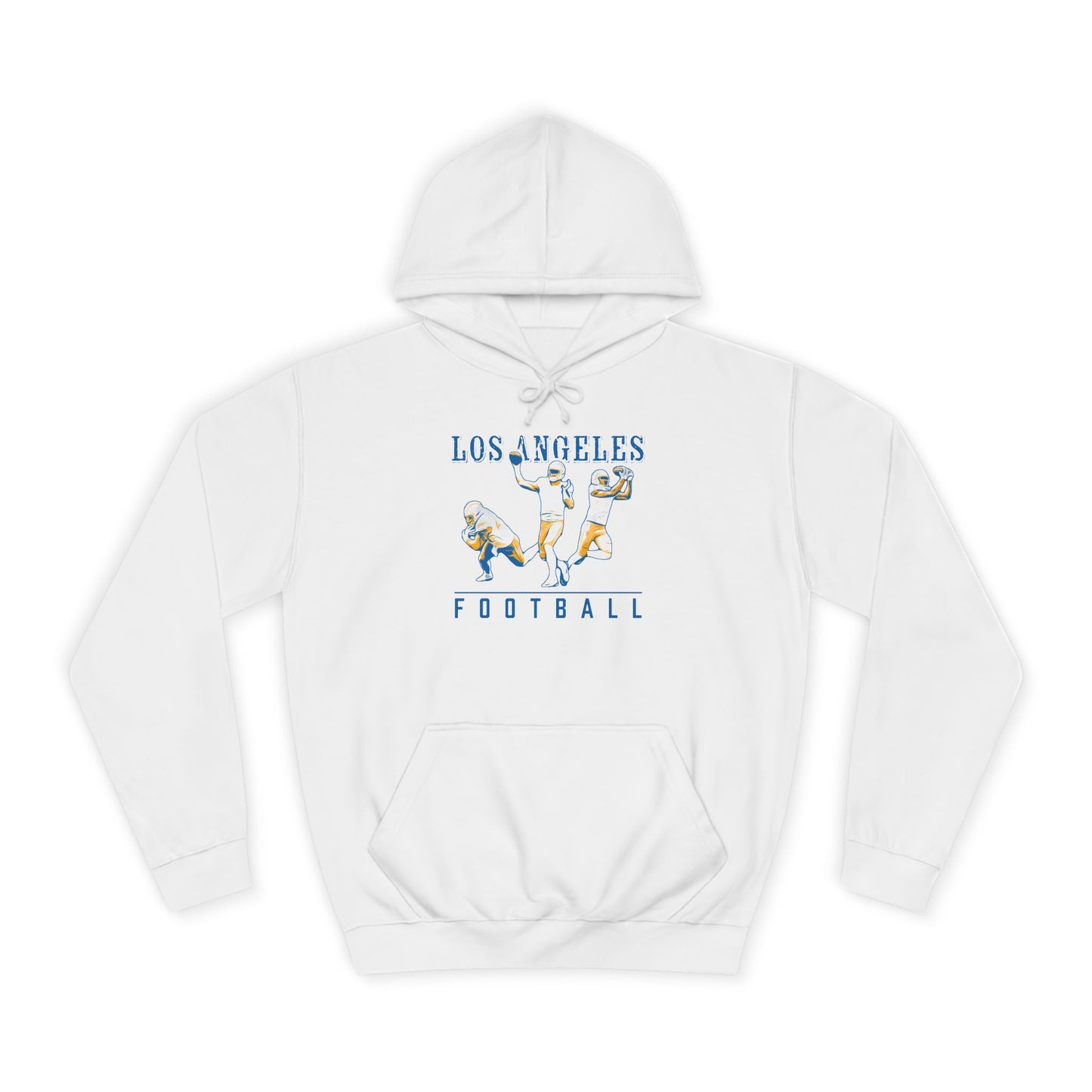 Lightning City Gridiron | Los Angeles Football Vintage Look Hoodie