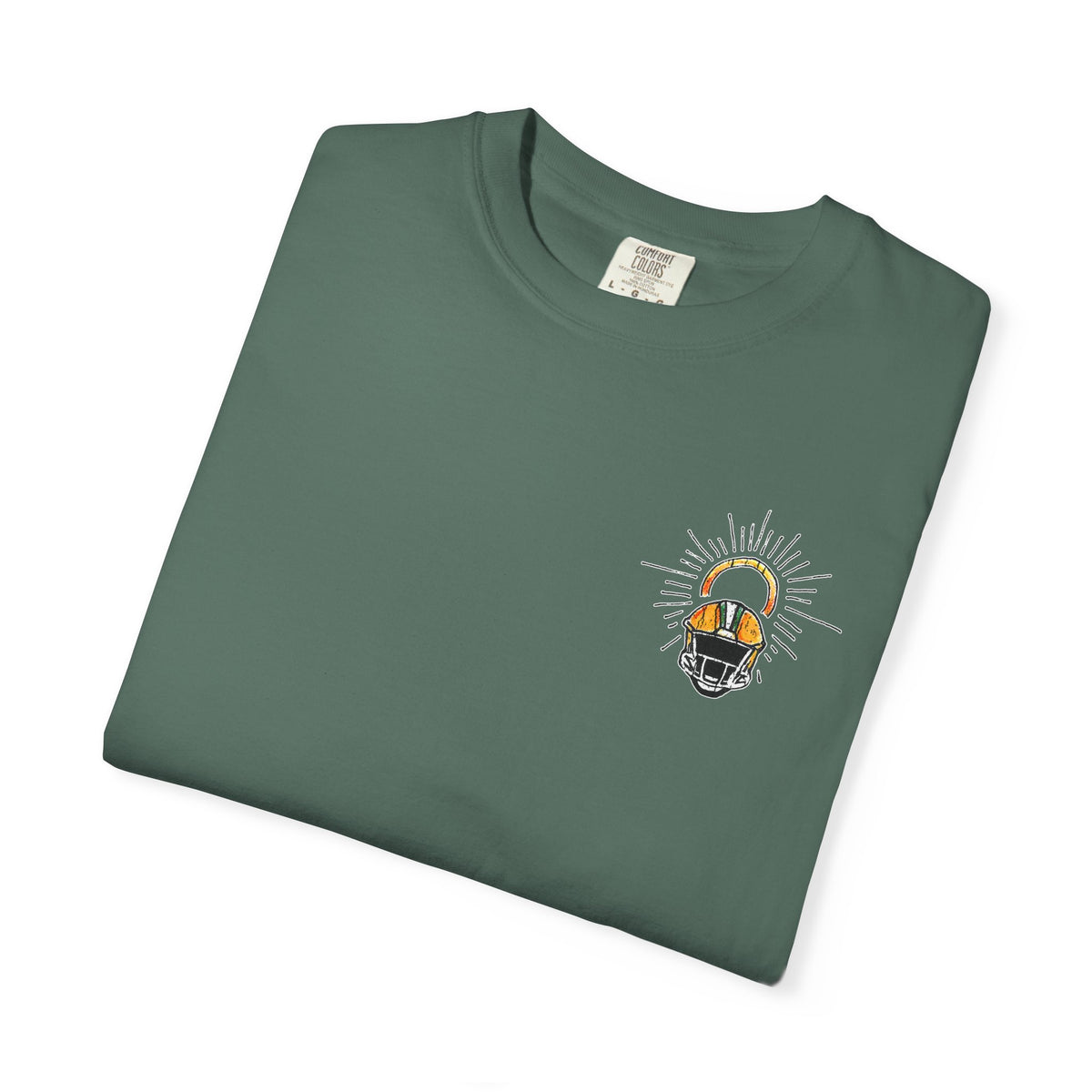 GREEN BAY FOOTBALL - HALO HELMET PREMIUM T-SHIRT
