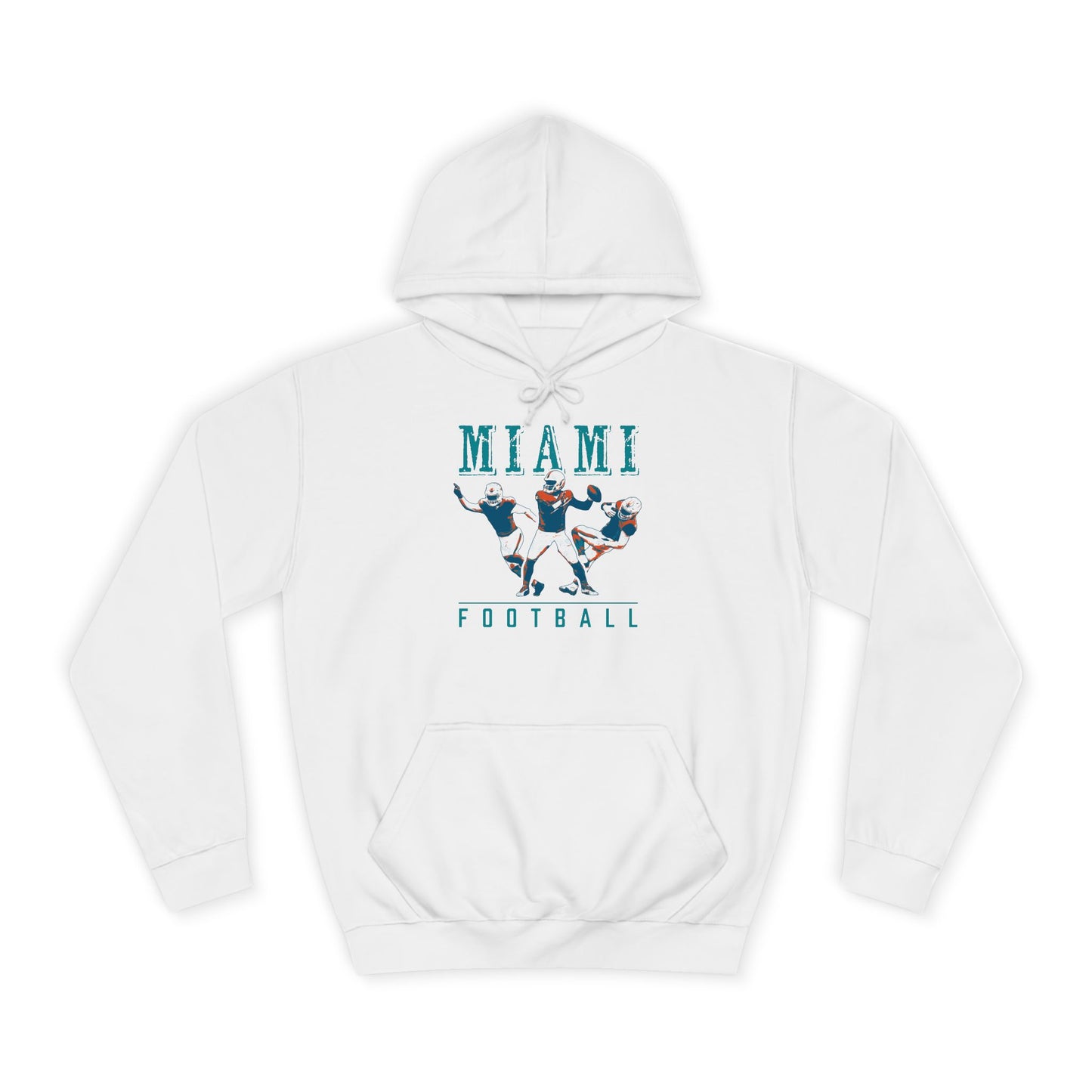 Magic City Gridiron | Miami Football Vintage Look Hoodie