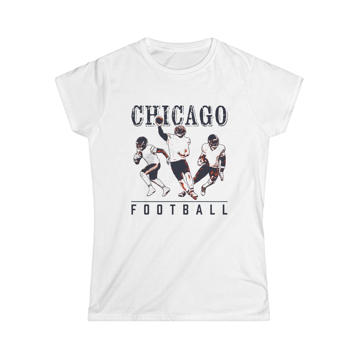 Windy City Gridiron | Chicago Football Vintage Look Women Tee