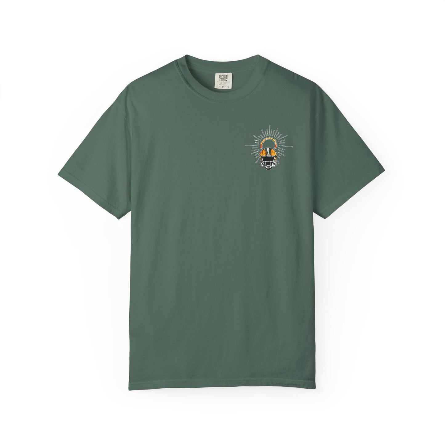GREEN BAY FOOTBALL - HALO HELMET PREMIUM T-SHIRT