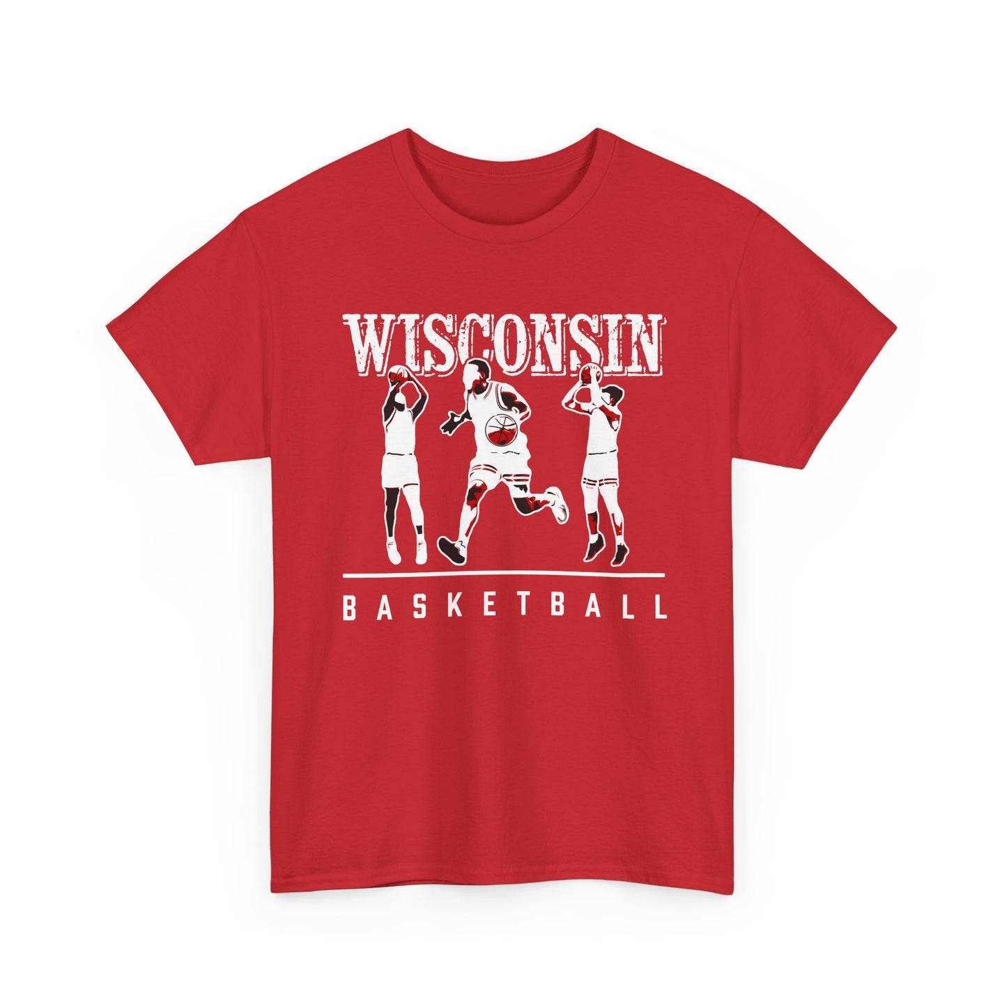 Madison Buckets | Wisconsin Basketball Vintage Look Tee