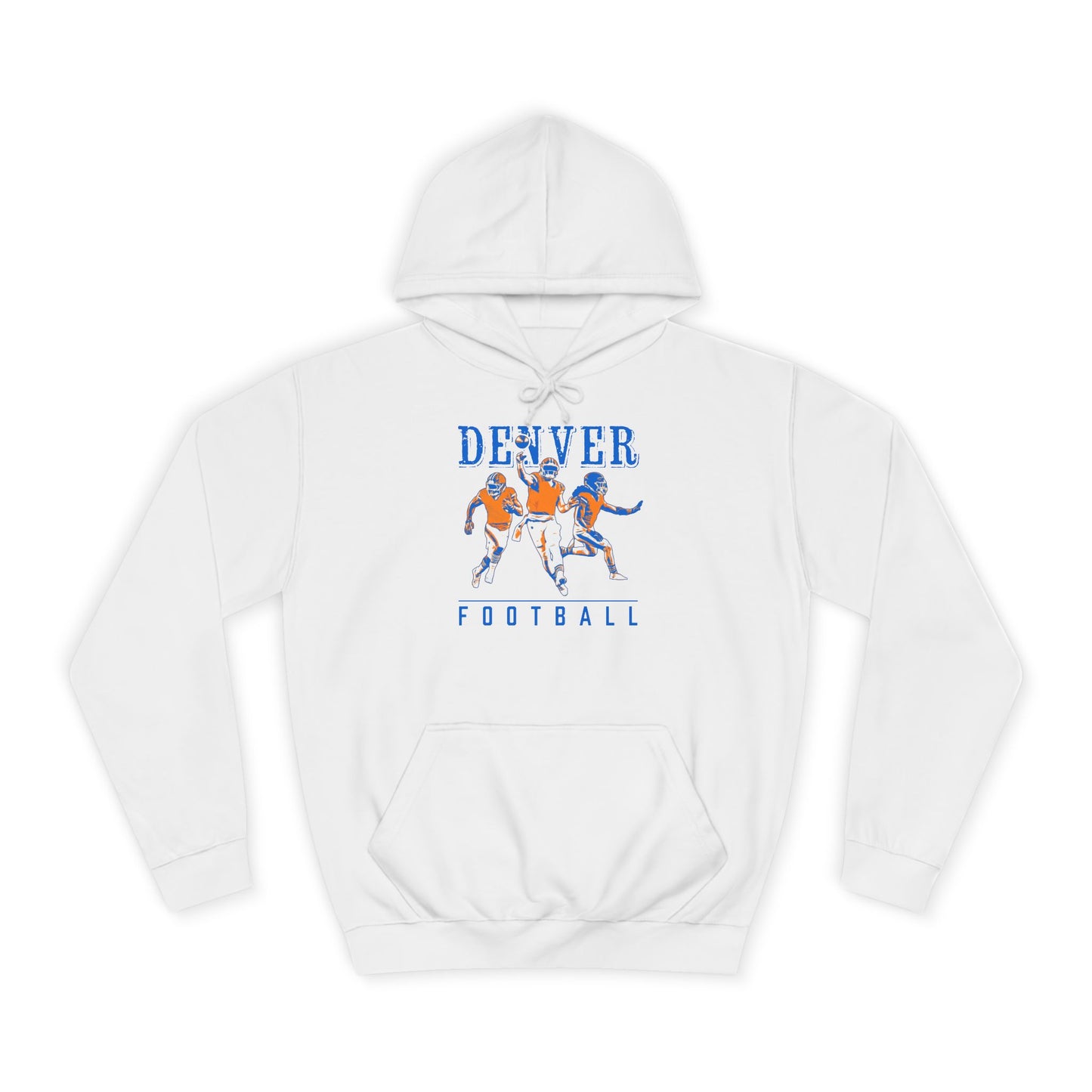 Mile High Gridiron | Denver Football Vintage Look Hoodie