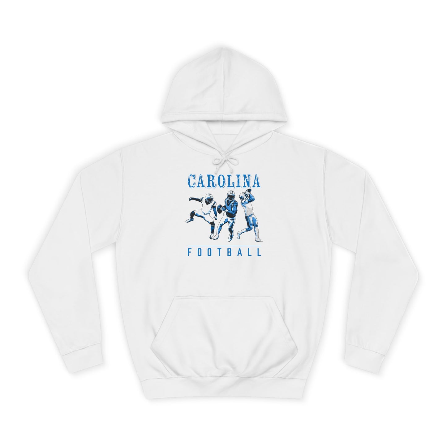 Queen City Gridiron | Carolina Football Vintage Look Hoodie
