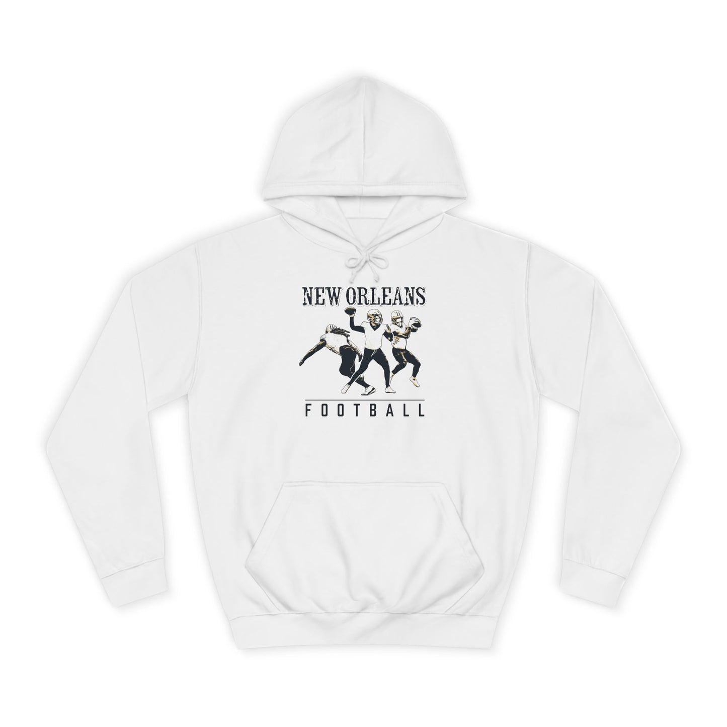 Big Easy Gridiron | New Orleans Football Vintage Look Hoodie