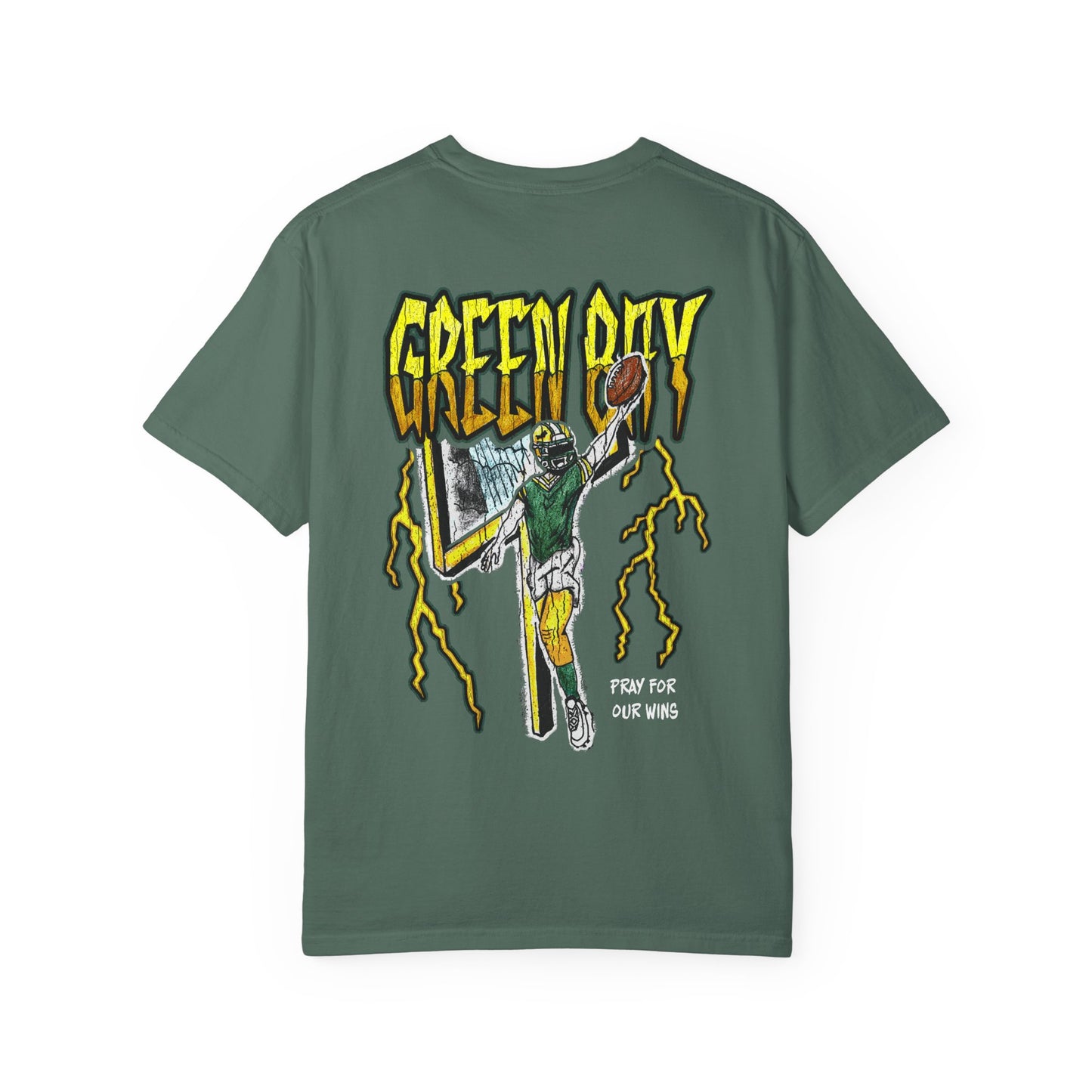 GREEN BAY FOOTBALL - HELMET 2 PREMIUM T-SHIRT