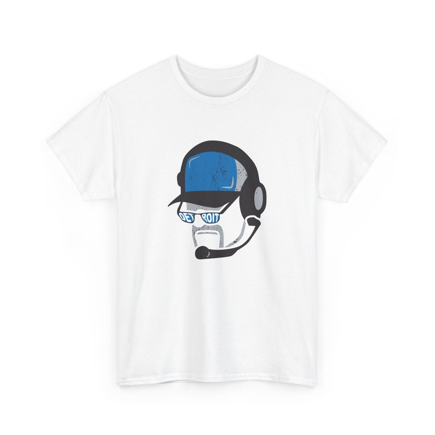 Detroit Glasses | Detroit Football Coach Fan Tee