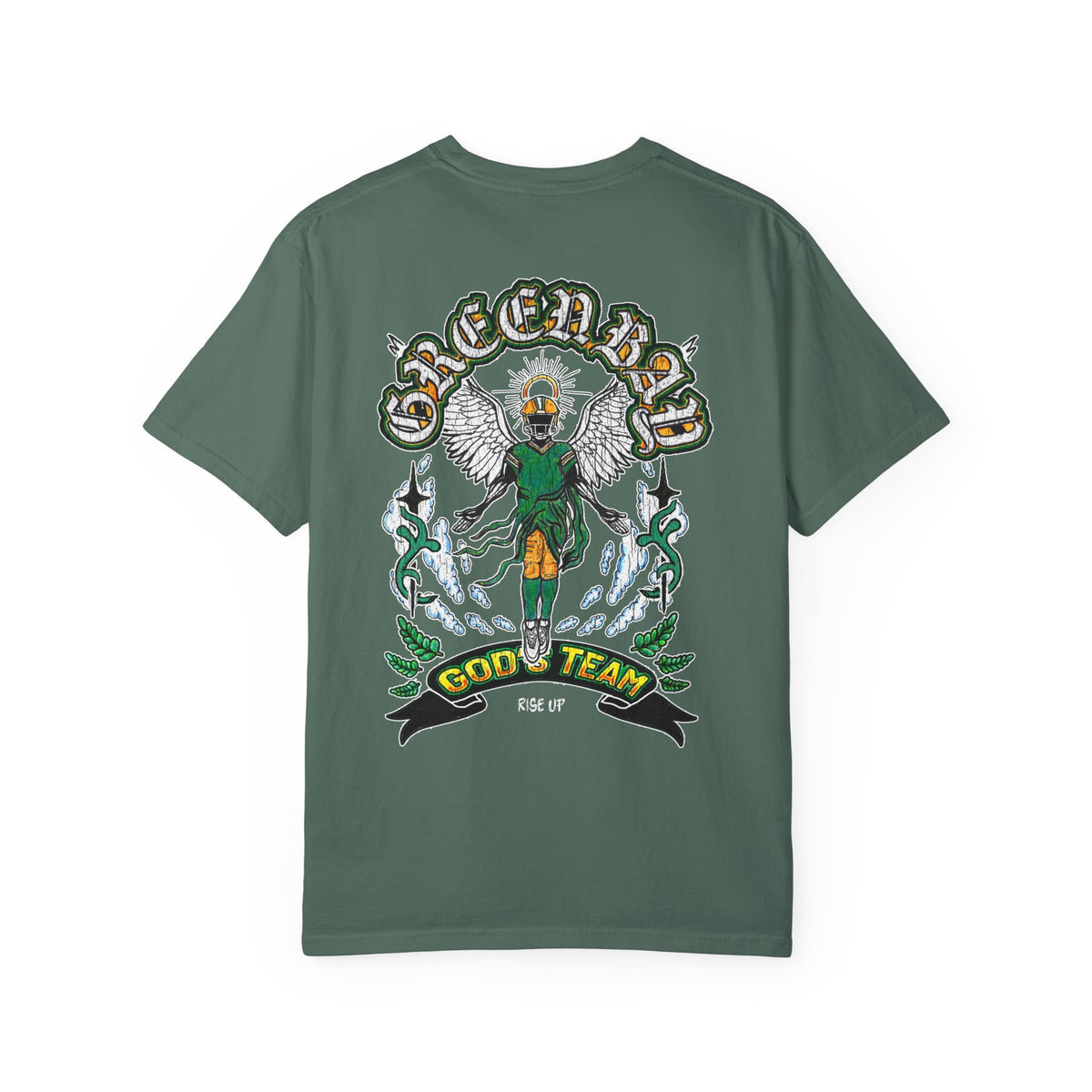 GREEN BAY FOOTBALL - HALO HELMET PREMIUM T-SHIRT