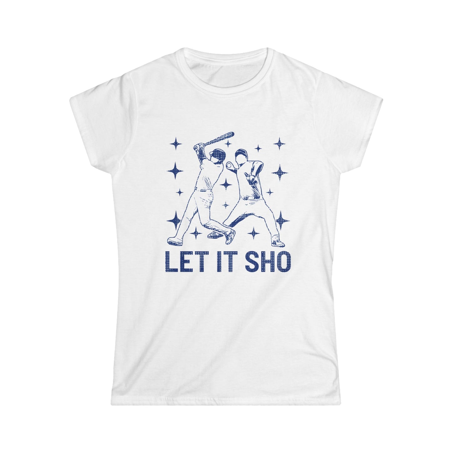 Let it Sho | Los Angeles Baseball Vintage Look Womens Tee
