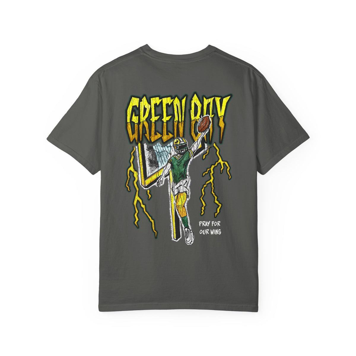 GREEN BAY FOOTBALL - HELMET 2 PREMIUM T-SHIRT