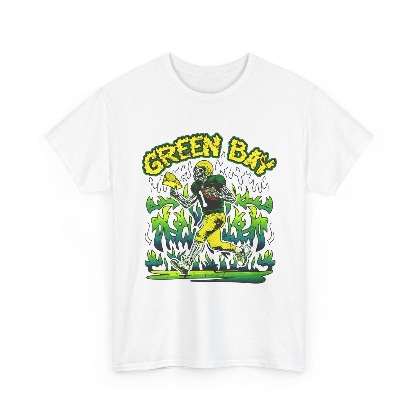 Green Bay Skeleton | Vintage Look Football Tee