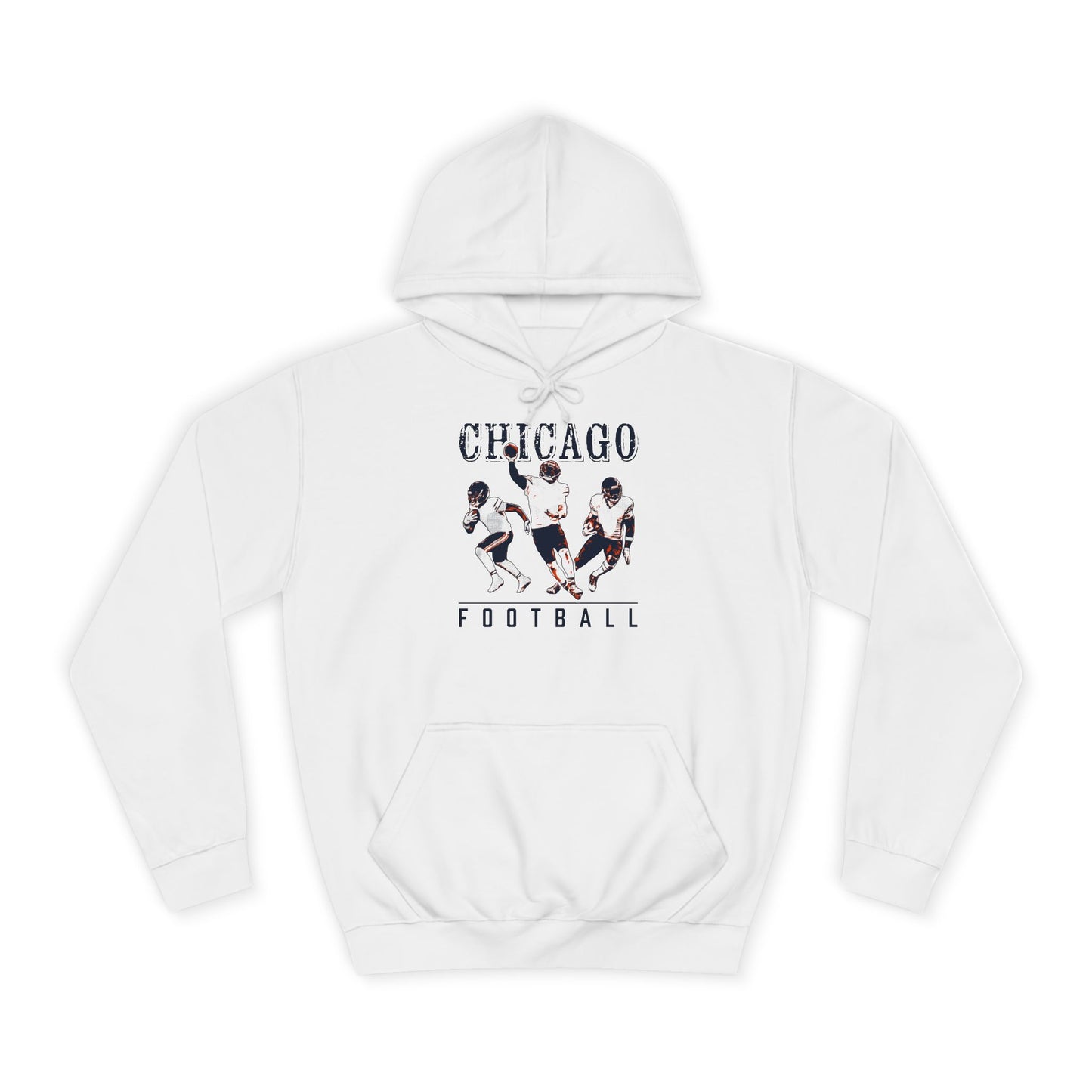 Windy City Gridiron | Chicago Football Vintage Look Hoodie