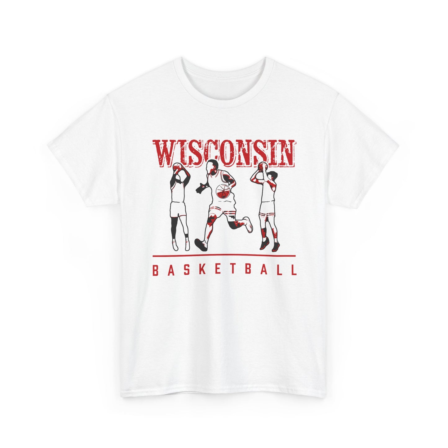 Madison Buckets | Wisconsin Basketball Vintage Look Tee