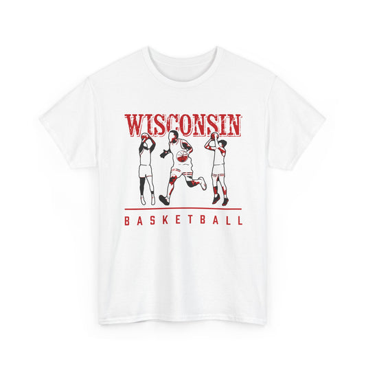 Madison Buckets | Wisconsin Basketball Vintage Look Tee