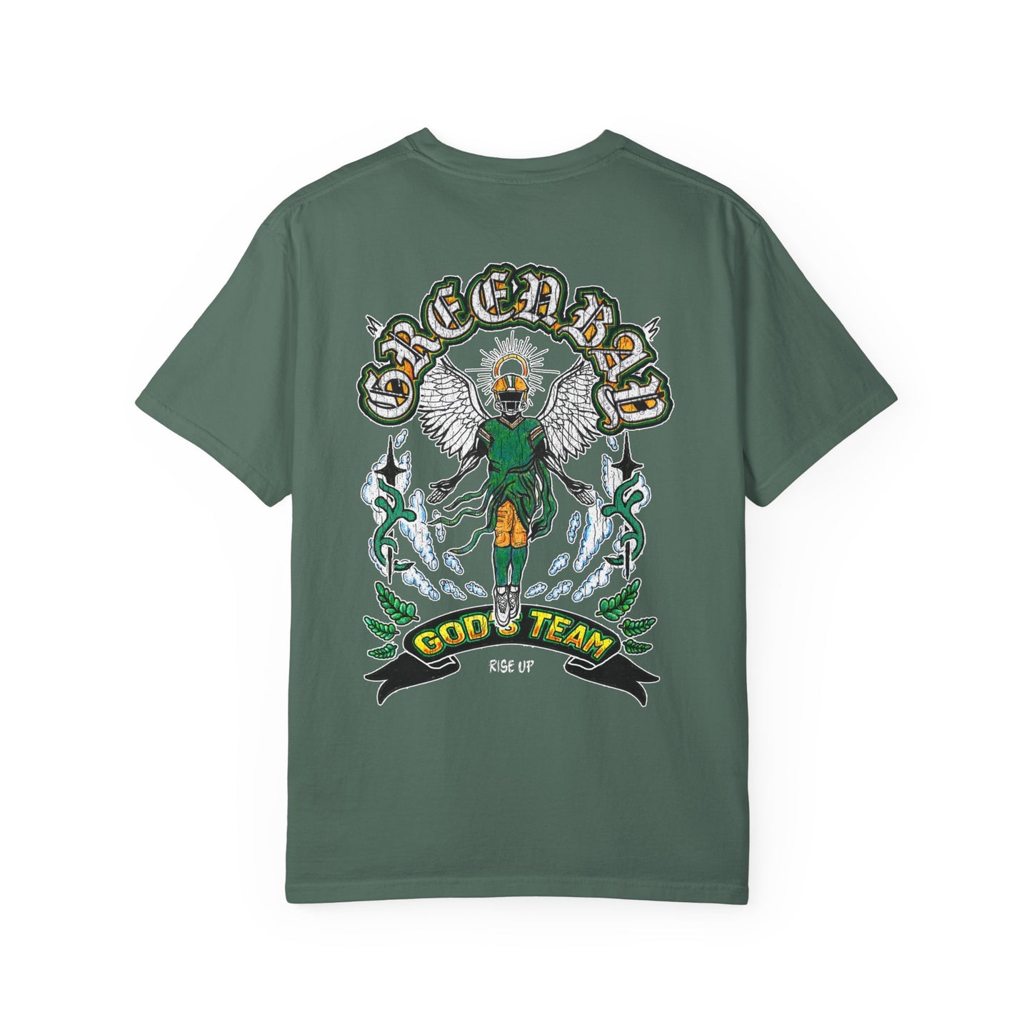 GREEN BAY FOOTBALL - HALO HELMET PREMIUM T-SHIRT