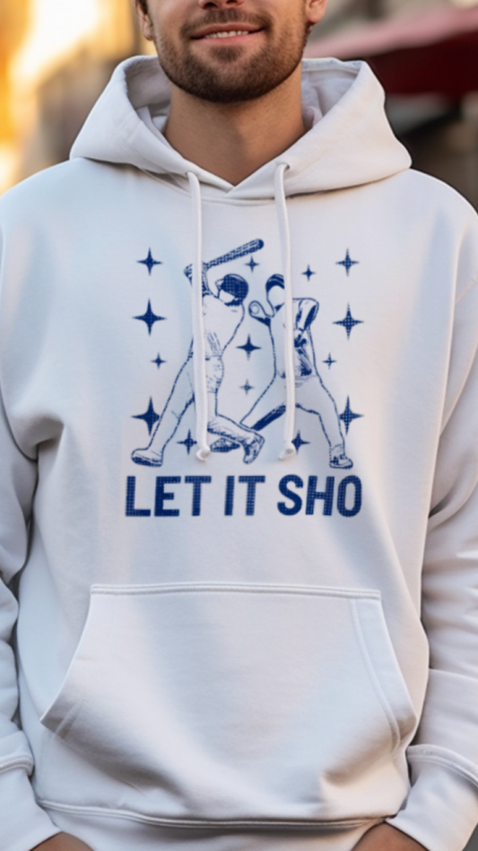 "Let It Sho" Vintage Graphic Hoodie